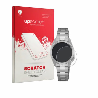 upscreen - Screenprotector voor Seiko 5 Sports SRE003K1 (28 mm) - Folie Beschermfolie transparant