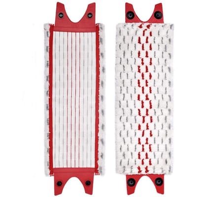 (ZHAS) Compatible avec le tissu de remplacement pour tête de balai Vileda UltraMax, accessoire de tête de balai plat, blanc, 36*14CM blanc