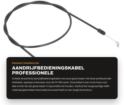Dailygoods- Aandrijfbedieningskabel Professionele Productie - Trekkabel - Grasmaaier - Duurzaam ABS-materiaal - Hoge Nauwkeurigheid - Stabiele Prestaties