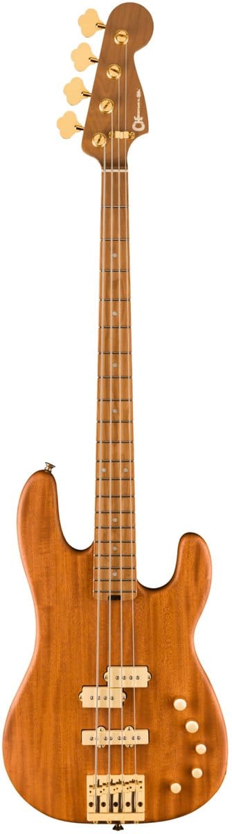 Charvel Pro-Mod San Dimas Bass PJ IV CM Natural Mahogany - Elektrische basgitaar