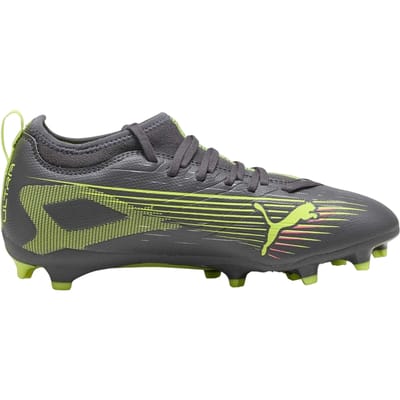 Puma Voetbalschoenen voor kinderen – Ultra Match – voor harde ondergrond (Gematteerd Zilver)
