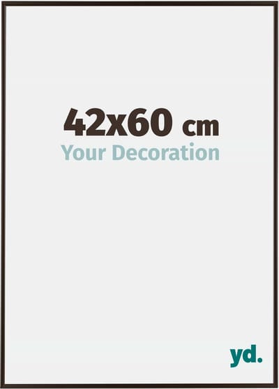 Your Decoration - Fotolijst 42x60 cm - Kunststof - Antraciet - Evry
