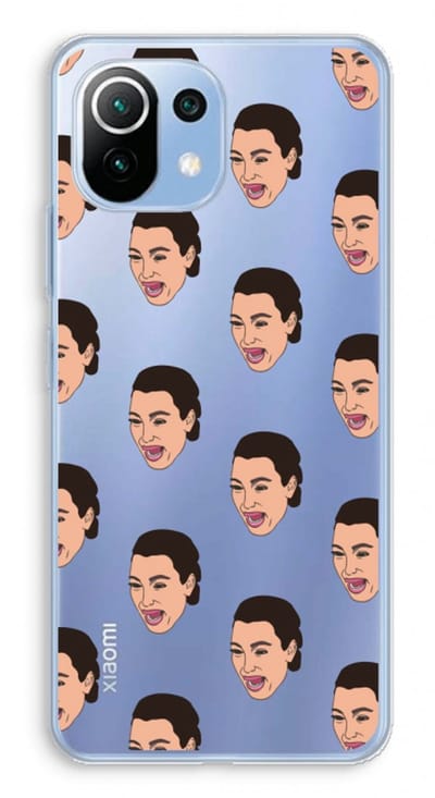 Case Company® - Hoesje geschikt voor Xiaomi Mi 11 Lite hoesje - Ugly Cry Call - Soft Cover Telefoonhoesje - Bescherming aan alle Kanten en Schermrand