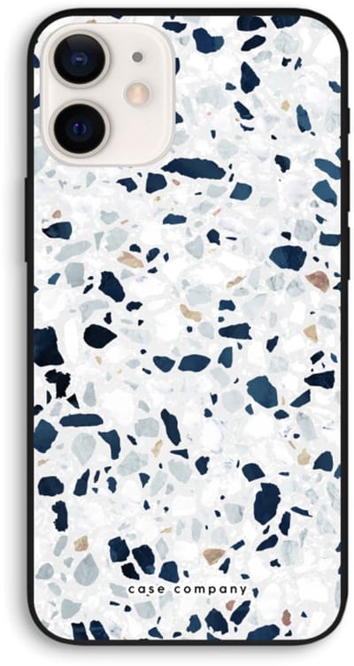 Case Company® - Hoesje geschikt voor iPhone 12 Pro hoesje - Terrazzo N°1 - Biologisch Afbreekbaar Telefoonhoesje - Bescherming alle Kanten en Schermrand