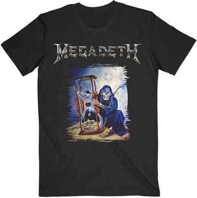 Megadeth - Countdown Hourglass Heren T-shirt - S - Zwart