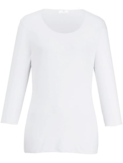 Shirt 3/4-­mouw­en Van Peter Hahn wit