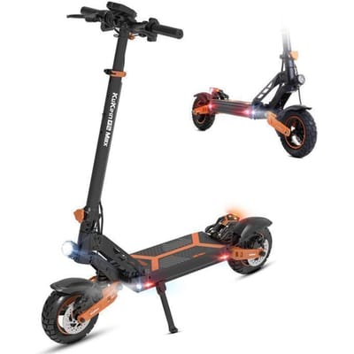 KUKIRIN G2 MAX - Opvouwbare Elektrische Step - 1000W Motor - 48V 20Ah Batterij - Actieradius 80KM - Max 55KM/U - 10'' Wielen - Zwart