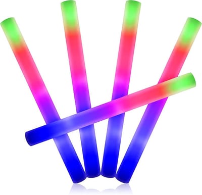 20 Stuks LED Schuim Gloeisticks Multi Kleur voor Feest en Evenement