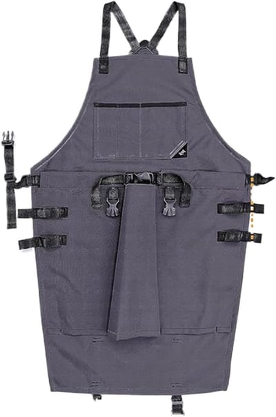 Tuinschort met zakken - Verstelbaar schort - Tuinieren en koken - Waterdicht Oxford-doek - 23 x 34 inch - N.v.t.