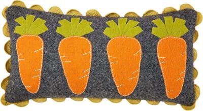 Decoratief Kussen - Mini Sierkussen - Feestelijke Sfeer - Compact Formaat - 30x15 cm - Rood
