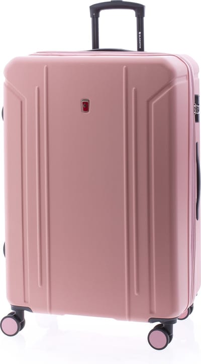 Gladiator Tropical Grote Koffer - Vast Cijferslot | 77x51x31cm | 105 / 117 Liter Expandable | XL Reiskoffer met Wielen | Valies met Kofferslot - Roze