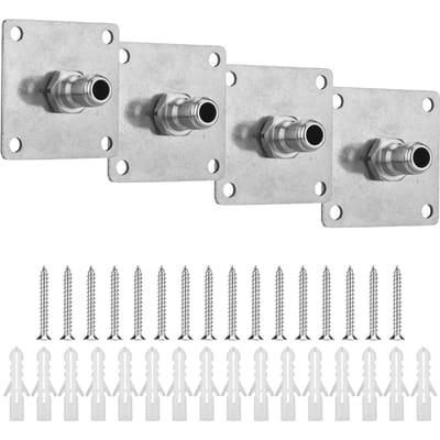 4 Stuks Hogedrukreiniger Pistoolhouder, 1/4 Snelkoppeling Schuimlans Houder, Wandmontage Opbergrek voor Organiseren en