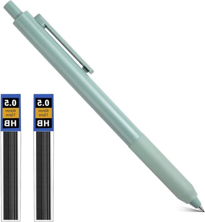 Mechanisch potlood 0.5 mm voor tekenen met 2 HB navullingen, ideaal voor kinderen, studenten en kunstenaars, perfect voor schetsen en illustraties.