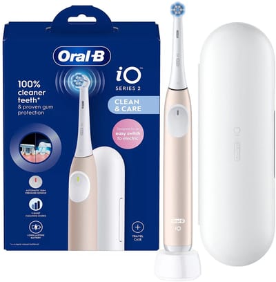 Oral-B iO Series 2 - Elektrische Tandenborstel - Calm Pink - 3 Poetsmodi - 14 dagen batterij