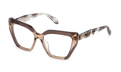 Just Cavalli VJC159V Marrone trasparente lucido 55/16/140 WOMAN Brilmonturen