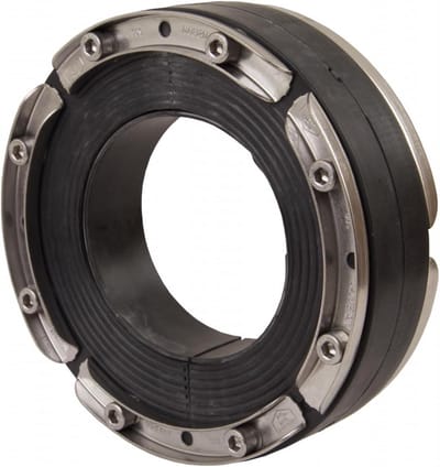 Ringruimteafdichting Muurdoorvoer - Leidingafdichting Kernboring - Waterdicht Afwerken - Segmentring Techniek - Ø 110-162 mm - Zwart