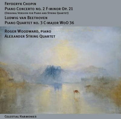 Roger Woodward & Alexander String Quartet - Chopin: Piano Concerto No.2 Op.21 | Beethoven: Piano Quaret No.3 Woo36 (CD)