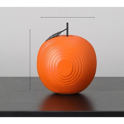 Nordisch Creatief Ontwerp Kleurrijke Peer Appel Sieraden Fruit Huis Woonkamer TV-meubel Tafelblad Portiek Hars Zachte Decoratie orange