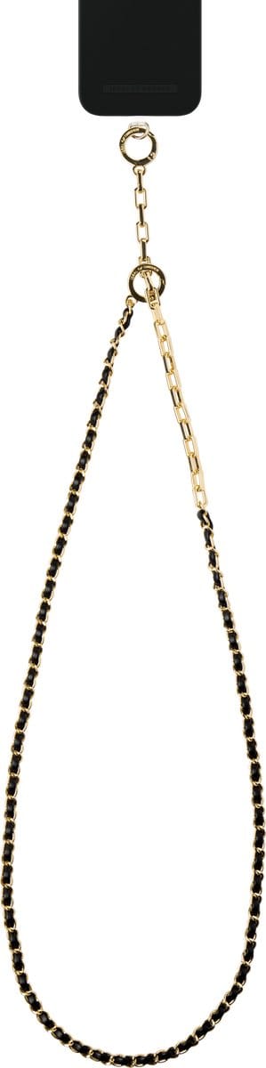 Ideal of Sweden - Chain Strap Noir Gold - Goud - Telefoonkoord - Universeel