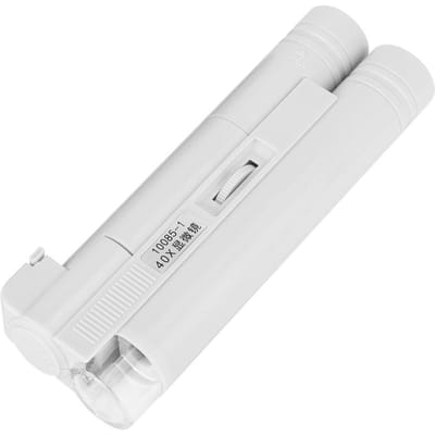 40X Zoom Zakformaat LED Microscoop Vergrootglas Micro Lens voor Universele Mobiele Telefoons white