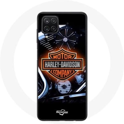 Samsung Galaxy A12 hoesje Harley Davidson MotoCycles-logo