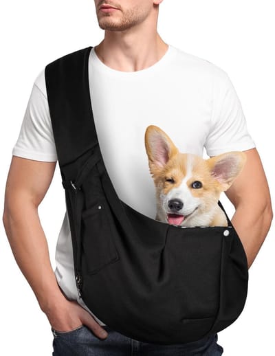 Dailygoods - Handsfree Hondendraagtas voor Kleine en Middelgrote Honden