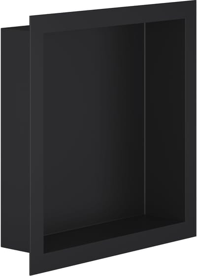 ZIMMER Inbouwnis CORE 60x30 cm Mat zwart – RVS Douchenis – Diepte 10 cm – Naadloos & Waterdicht