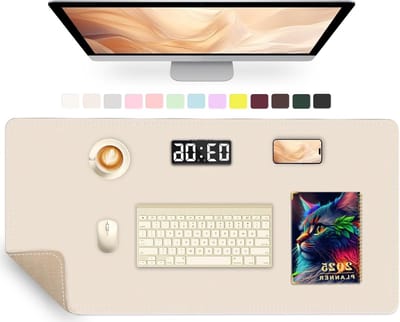 Grote Bureau Mat, 89 x 43 cm, Waterdichte Bureau Protector, Antislip Muismat voor Bureau, Ideaal voor Toetsenbord en Muis Gebruik