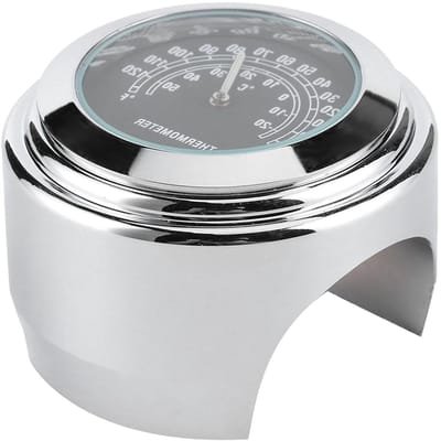 Stuur Thermometer - Motorfiets Temperatuurmeter - Rit Informatie - Waterdicht LCD Scherm - -20 tot 50 graden - Zwart