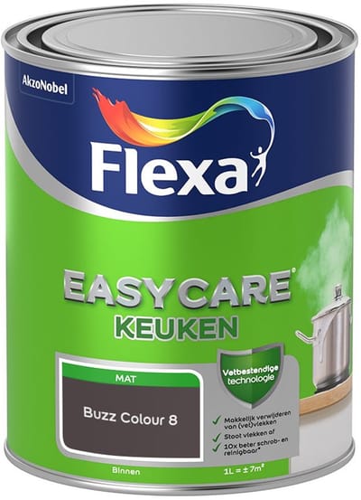 Flexa - Easycare Keuken - Buzz Colour 8 - Mengverf - 1 L