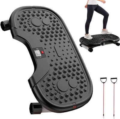 Been Trainers - Stepper Apparaat - Totaal Lichaam - Stil Traploop Technologie - 30x30 cm Basis - Zwart