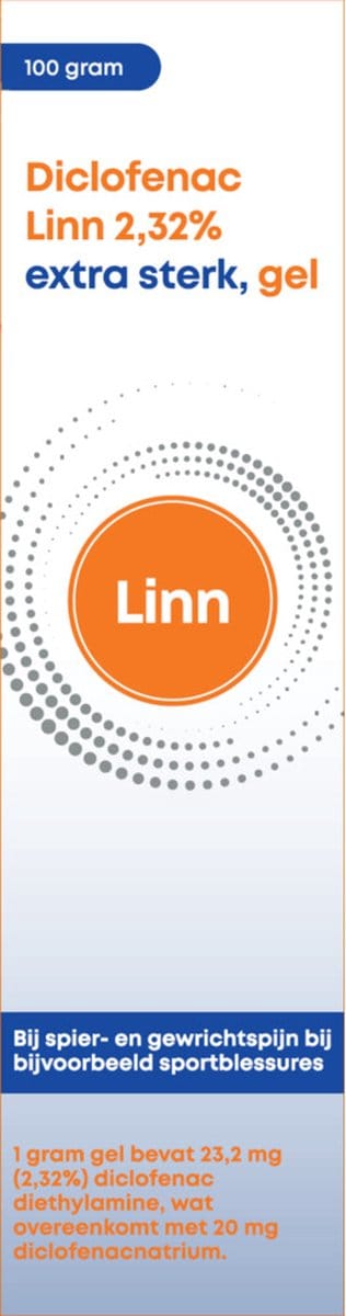 Linn Diclofenac 2,32% Extra Sterk 100 gr