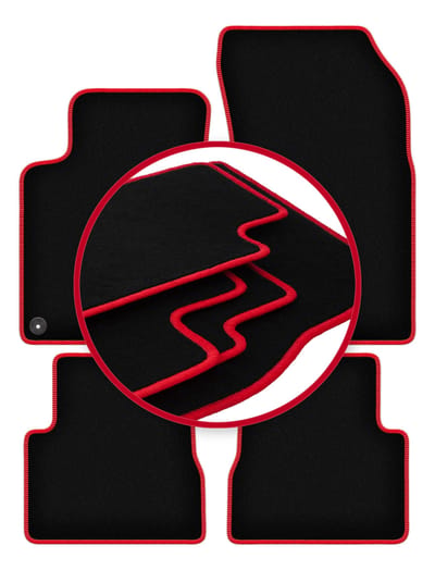 CARLUX-RED automatten voor: Peugeot 208 II hatchback (2019-)