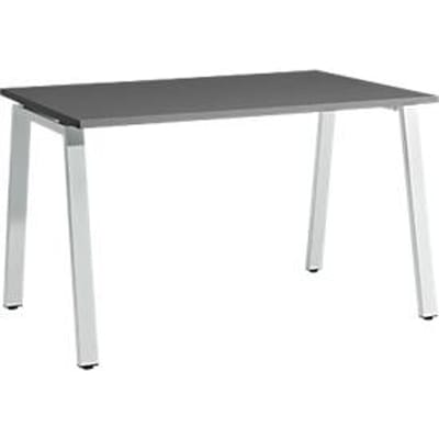 Schäfer Shop  Select Bureautafel Start Off, A-poot, rechthoek, staal/hout, B 1200 x D 800 x H 735 mm, grafiet