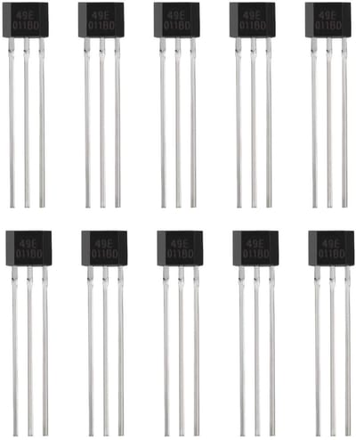 Store_7 - 10x Hall Effect Sensoren - Gevoelige Schakelsensoren - 3 Pins - Zilver en Zwart - Voor Elektrische Voertuigen - Model 49E, OH49E, S49E, S...