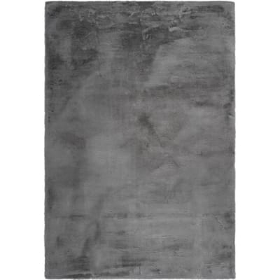 Tapijtenloods Fluffy Vacht Vloerkleed Woonkamer en Slaapkamer - Grijs - 120x170 CM - Superzacht Tapijt