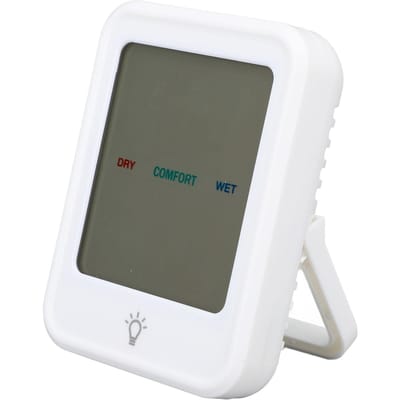 Thermomètre Hygromètre Numérique Professionnel Haute Précision Affichage Clair Thermomètre Intérieur Humidité blanc