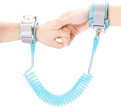 Dailygoods- Polsband Antiverlies - Polsbandje Kinderen - Veiligheidspolsband - Verstelbaar - 2,5 Meter - 360° Draaibaar - Veiligheidsharnas