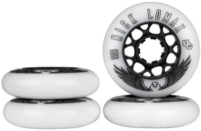 Undercover Wheels Nick Lomax Schaatswielen 4 Eenheden Zilver 80 mm-88A