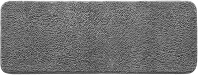 Badmat antislip en absorberend - Groot tapijt voor badkamer en keuken - 45x120 cm - Grijs