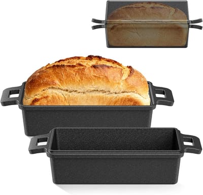 Ronde Gietijzeren Broodbakvorm voor Perfect Brood en Toast
