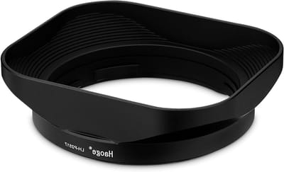 Metaal Vierkante Lenskap voor Panasonic LEICA DG SUMMILUX 25mm f/1.7 ASPH - Bescherming, Vermindert Flare, Verbeterde Beeldkwaliteit