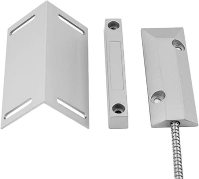 Garagedeur Schakelaar - Roldeursensor Alarm - Beveiliging Woning - Betrouwbare Magnetische Sensor - 50-70 mm - Grijs