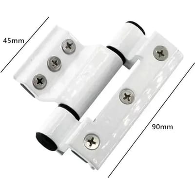 1 Stuk Hoge Hoge Kwaliteit Warmtebehoud Gebroken Brug Vouwscharnieren Aluminiumlegering Deur en Raam Gebroken Brug Scharnier Meubelbeslag