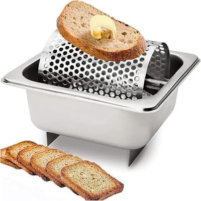 Boterroller - Keukenrol - Gelijkmatig Verdelen - Roestvrij Staal - 38 oz Capaciteit - Zilver