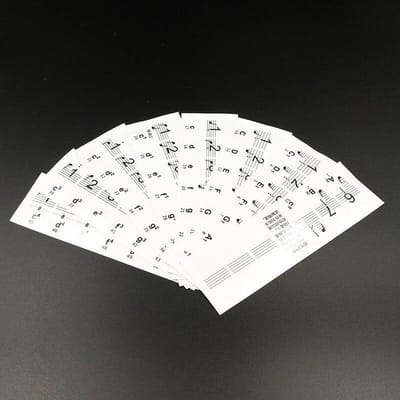 TrendX Piano/Keyboard Stickers - Noten leren voor 37, 49, 54, 61 en 88 toetsen