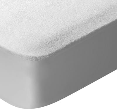 Famanu – Waterdichte badstof matrasbeschermer 80x190/200 cm, ademend en absorberend, geschikt voor matrassen tot 32 cm hoogte