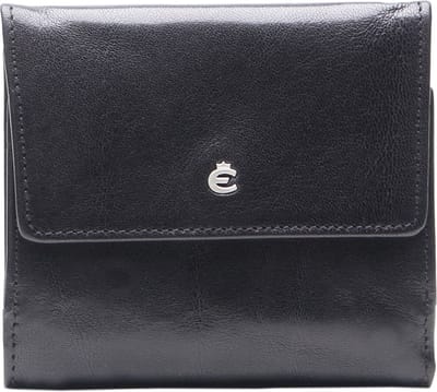 Esquire Weense doos Portemonnee Toscana Leather Wallet Black Zwart