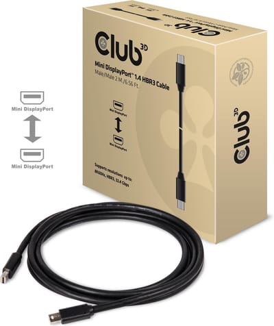 Club 3D DisplayPort-kabel - 2 m