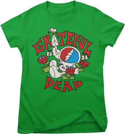 Grateful Dead T-shirt Peace Girly Tee WMX-5-GD010-H92-15